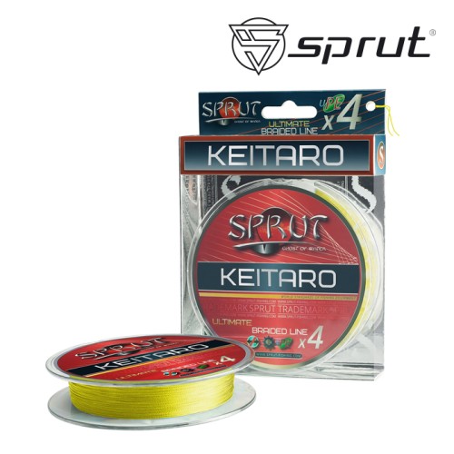 Шнур Sprut Keitaro Ultimate Braided Line x4 (140m/Fluo Yellow/0,18mm/14,9kg)