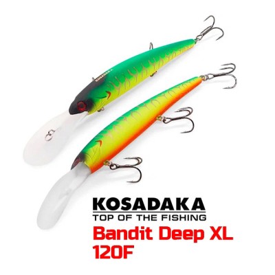 Воблеры Kosadaka Bandit Deep XL 120F