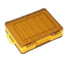Коробка двухсторонняя Kosadaka TB-S31E-Y 14*10.5*3см, жёлтая
