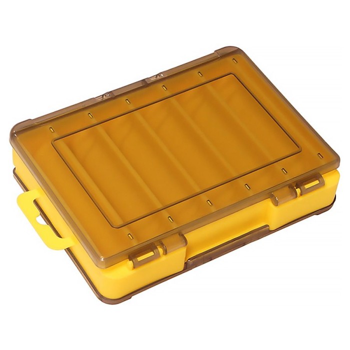 Коробка двухсторонняя Kosadaka TB-S31E-Y 14*10.5*3см, жёлтая