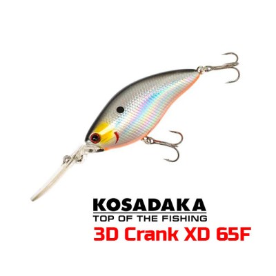 Воблеры Kosadaka 3D Crank XD 65F