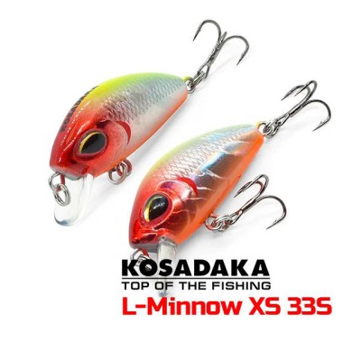 Воблеры Kosadaka L-Minnow XS 33S