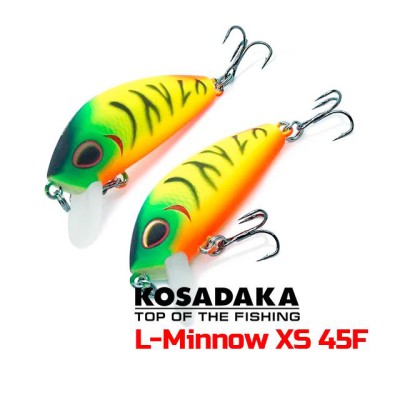 Воблеры Kosadaka L-Minnow XS 45F